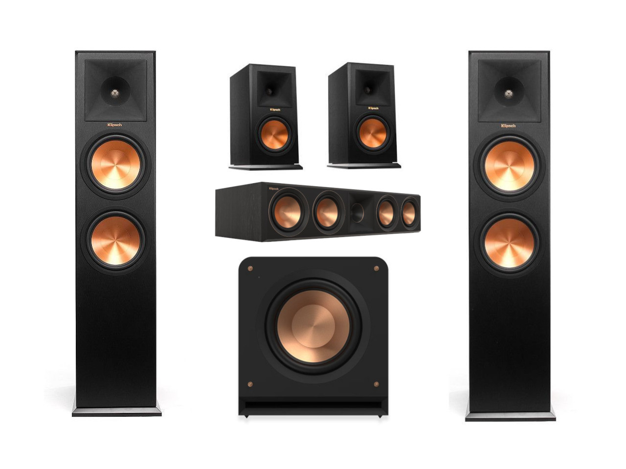 Klipsch Reference Premiere 5.1 Set RP-280F Elektronik, Sprecher