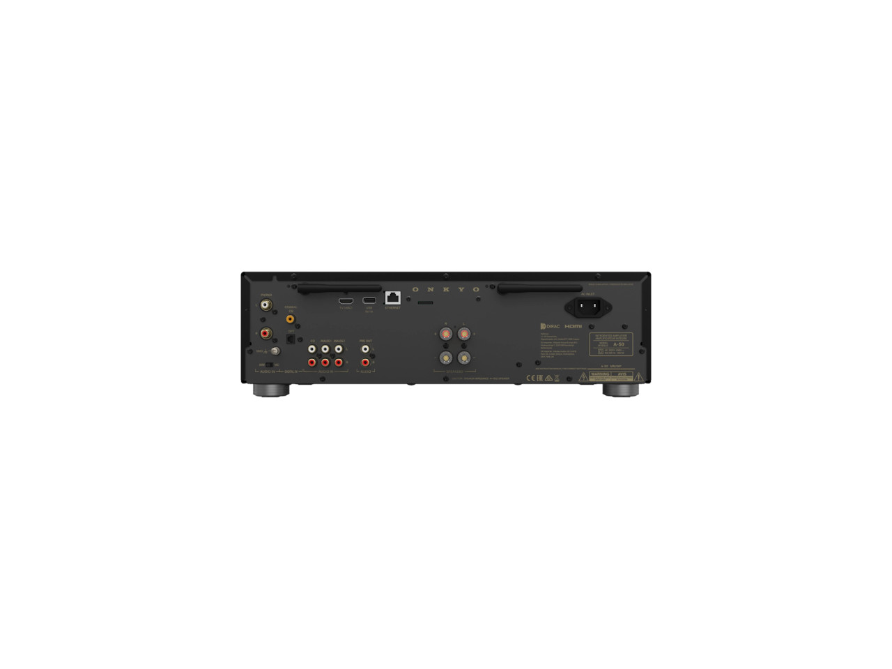 AV-Empfänger, Rückseite, RCA-Anschlüsse, HDMI, Netzeingang