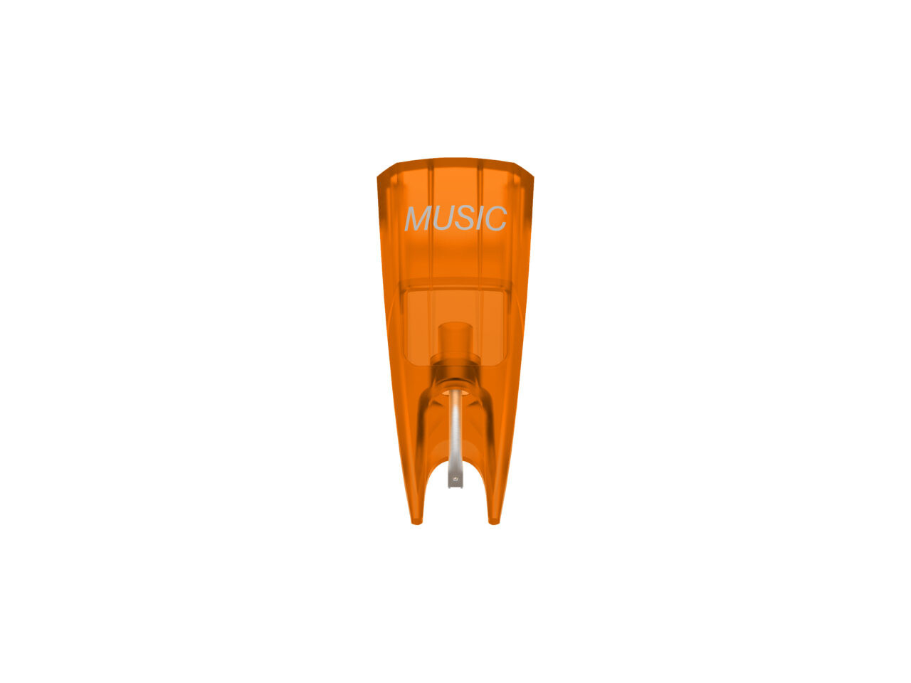 orange, musik, clip, griff, vorderansicht