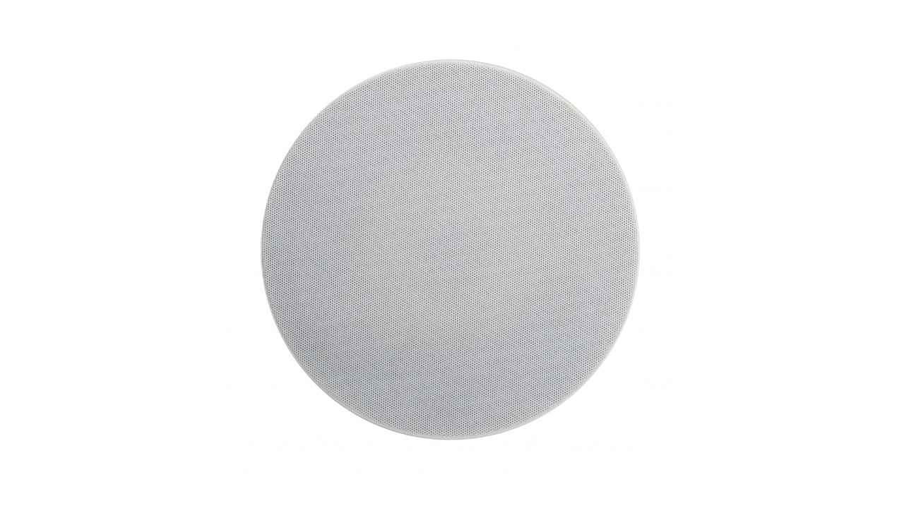 Lautsprecher, Runder Lautsprecher, Grau, Gitteroberfläche, Disc-Form