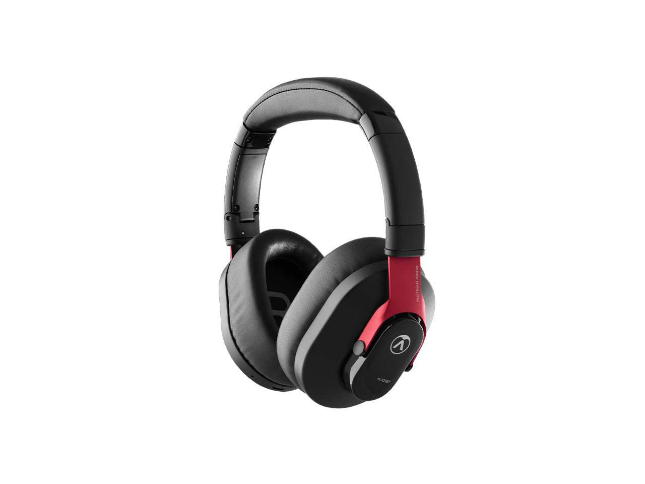 Kopfhörer, Over-Ear, Schwarz, Rot, Padded headband