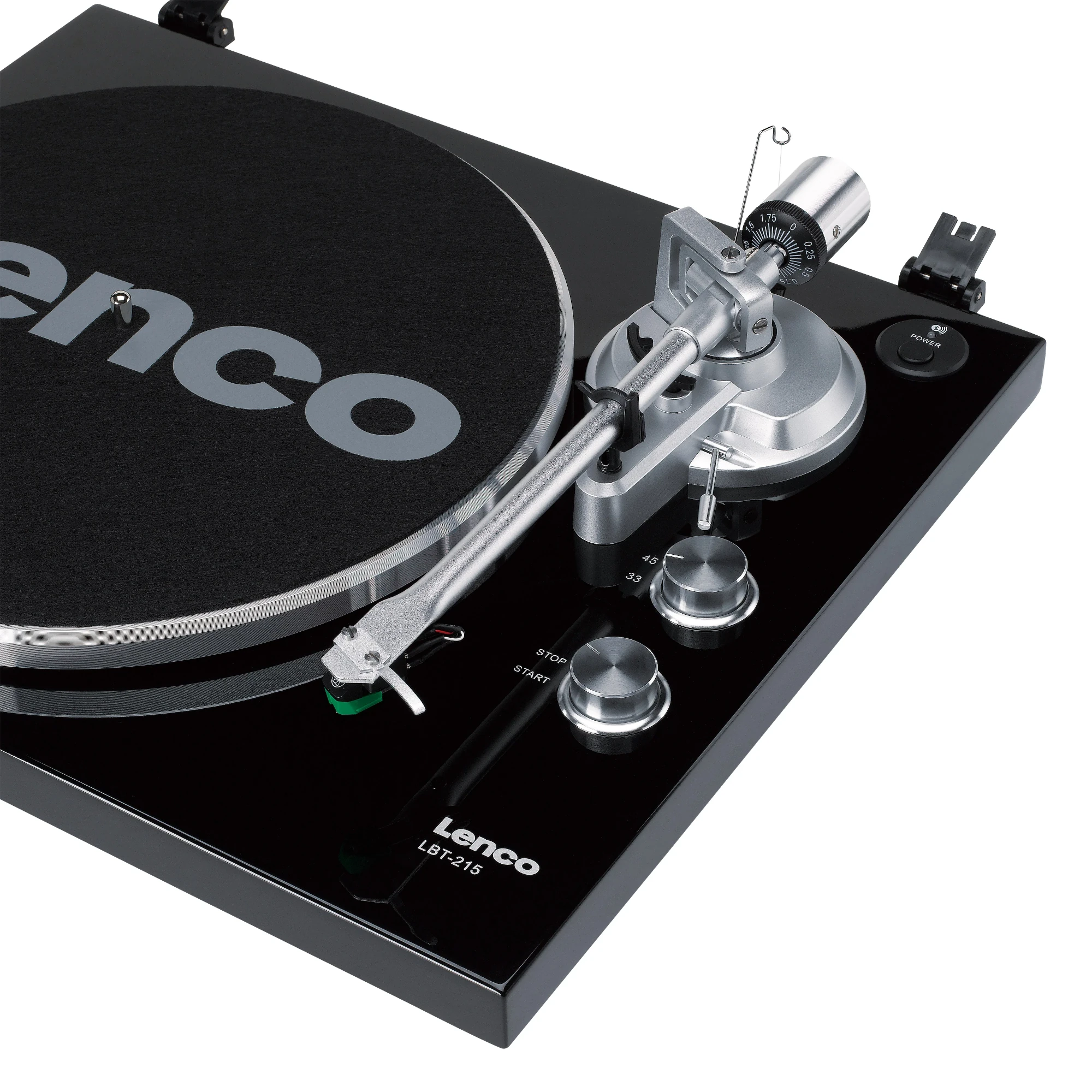Plattenspieler, Turntable, Vinyl, Tonearm, Start Stop Knöpfe