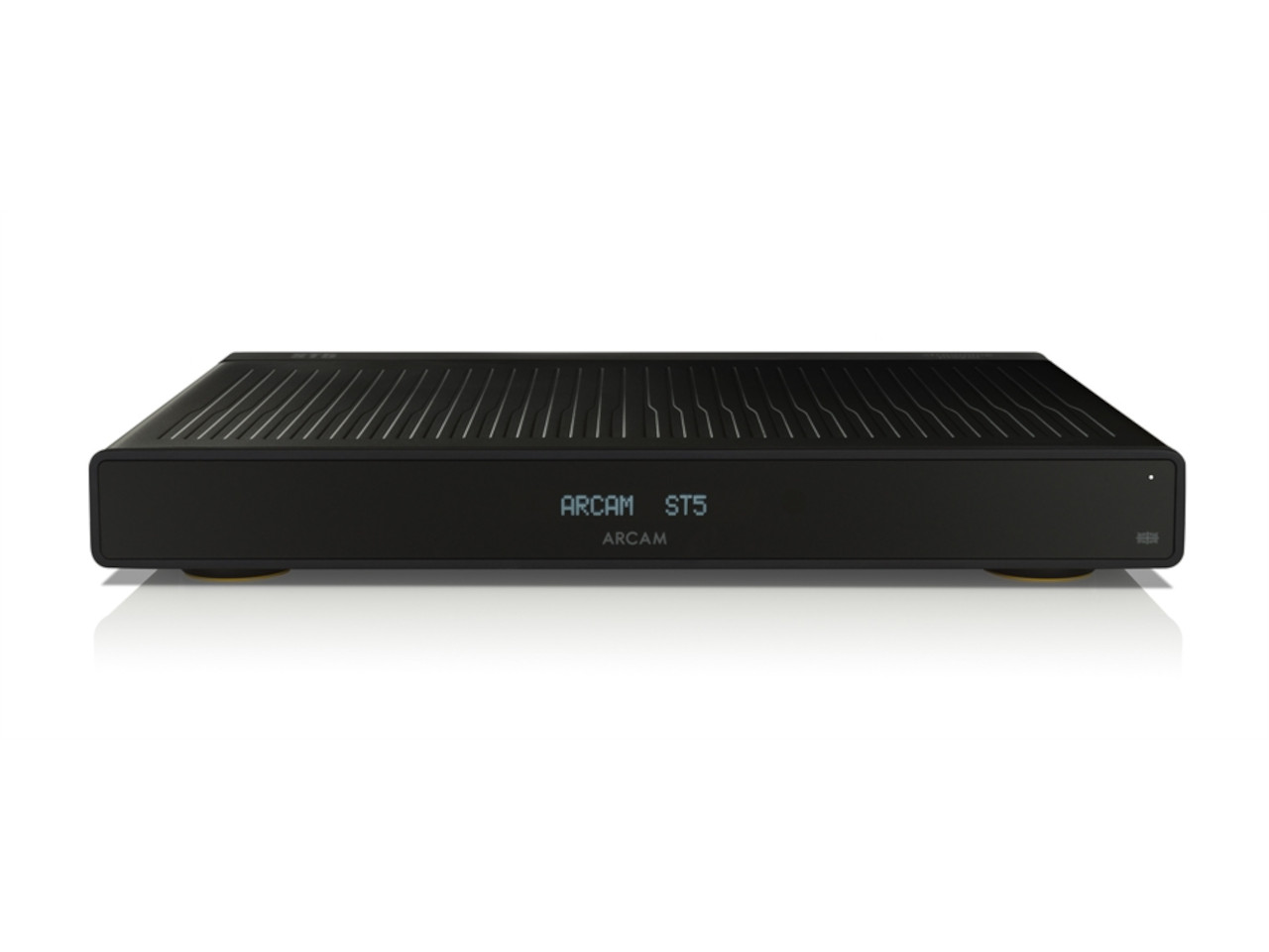Set-Top-Box, digitaler Receiver, schwarzer Gehäuse, Rack-Mount-Stil, Anzeige-Panel