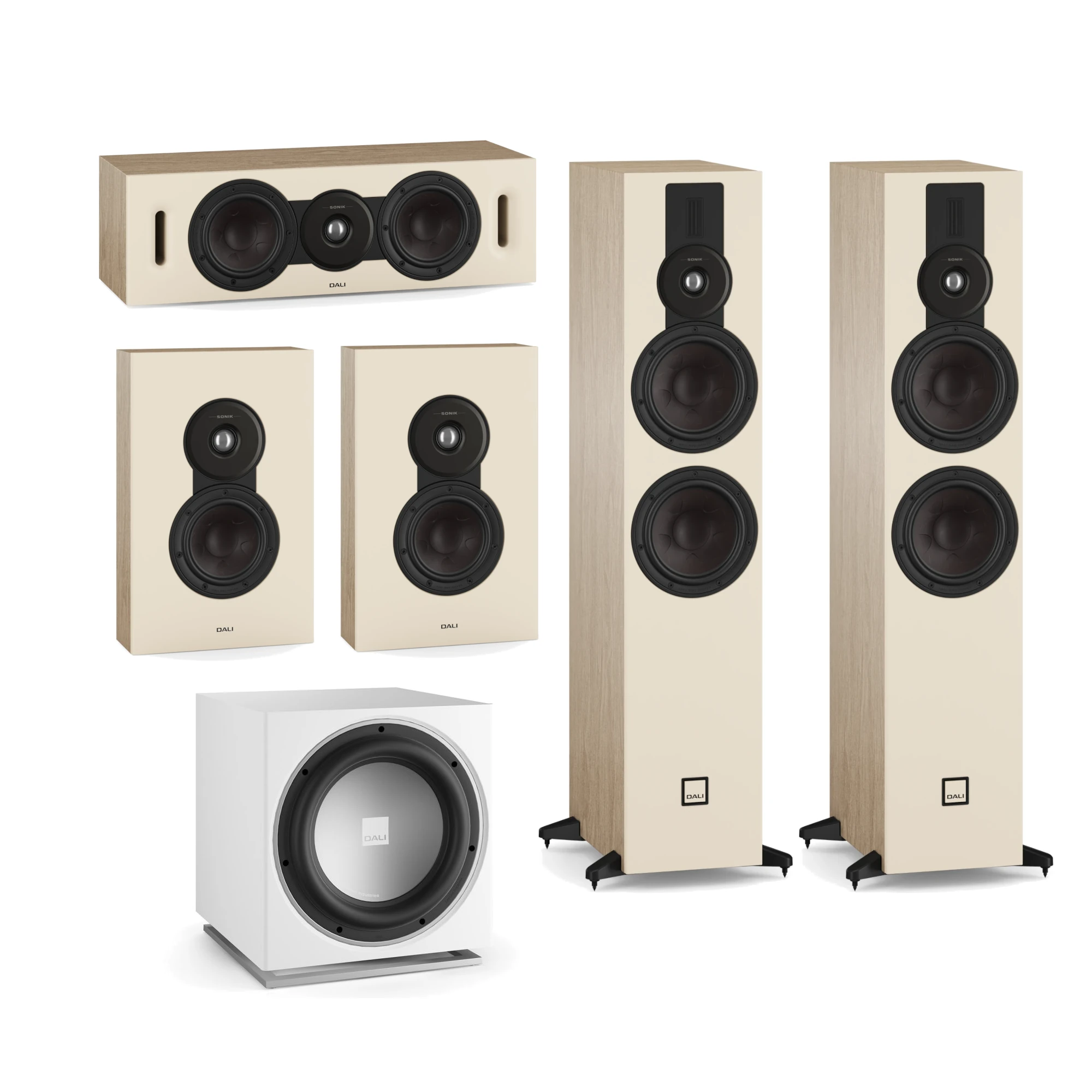 DALI SONIK Cinema System Large Oak
