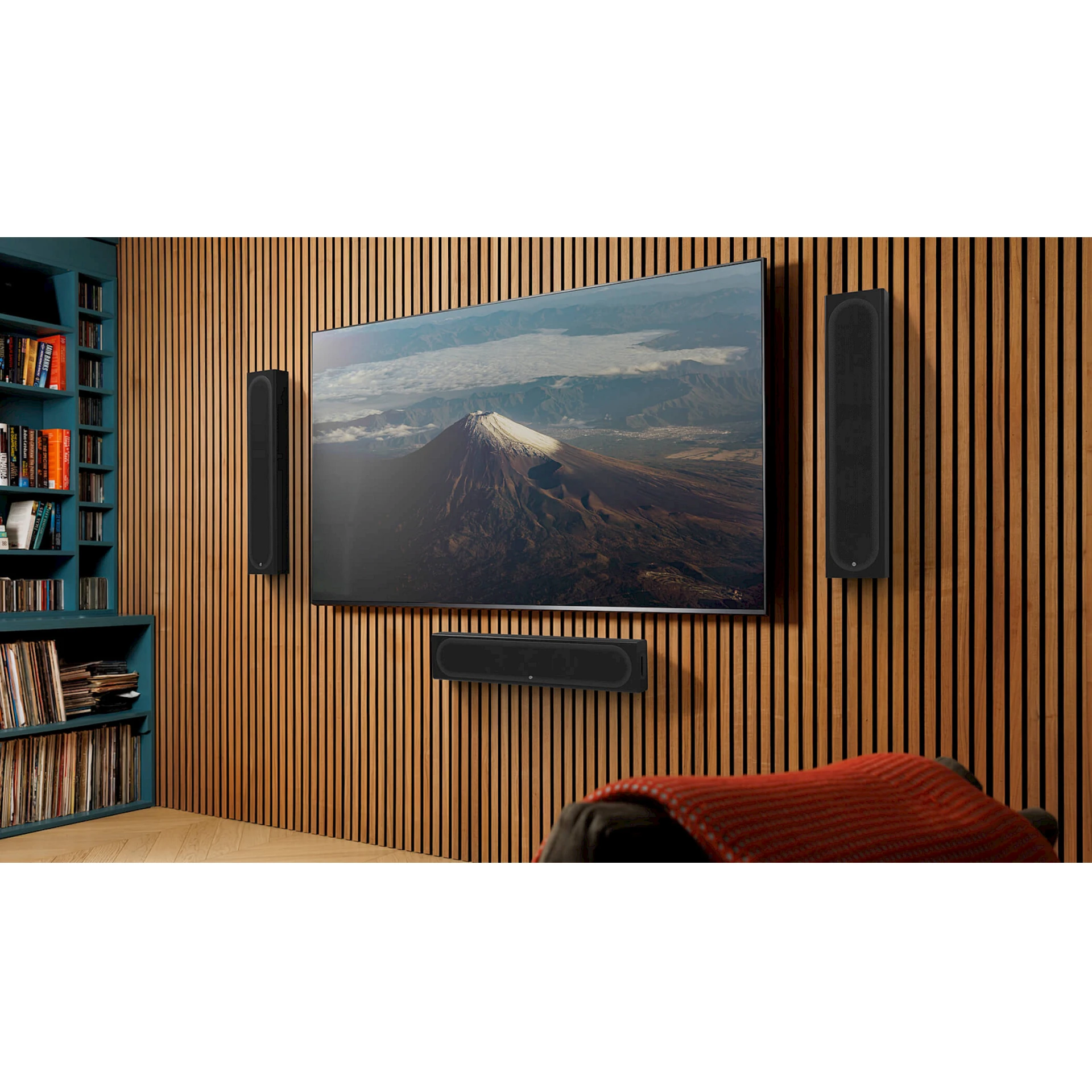 TV, Wandhalterung, Soundbar, Publik Speaker, Flachbildschirm