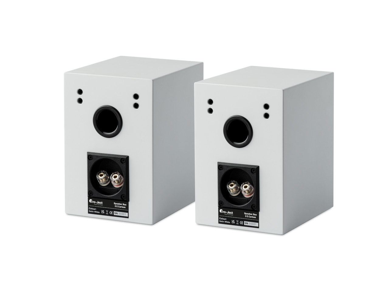 Lautsprecher, Boxen, Stereosystem, Kabelanschluss, White Gloss