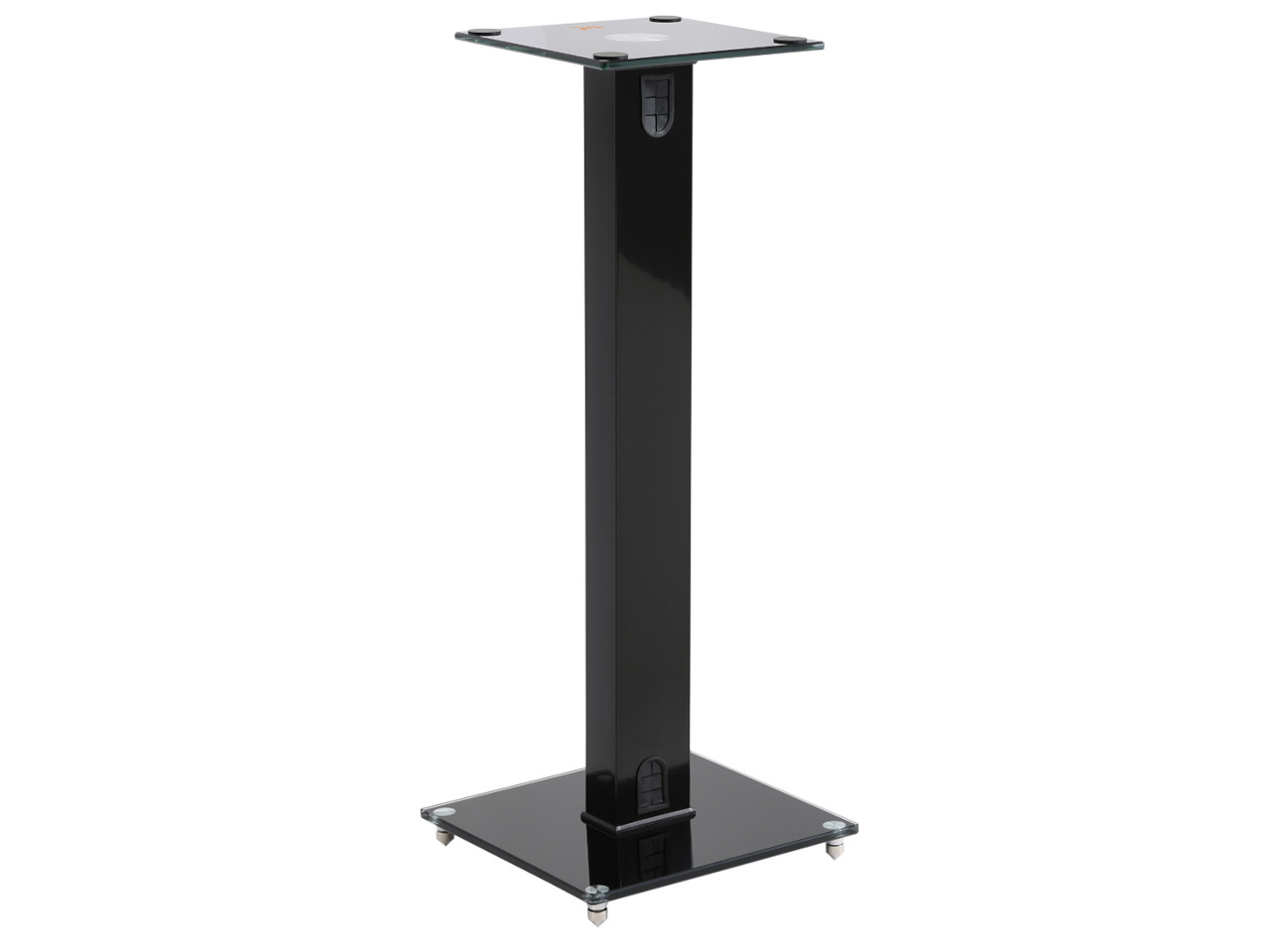 Stativ, Pedestal, Aluminium, Schwarz, Glasplatte
