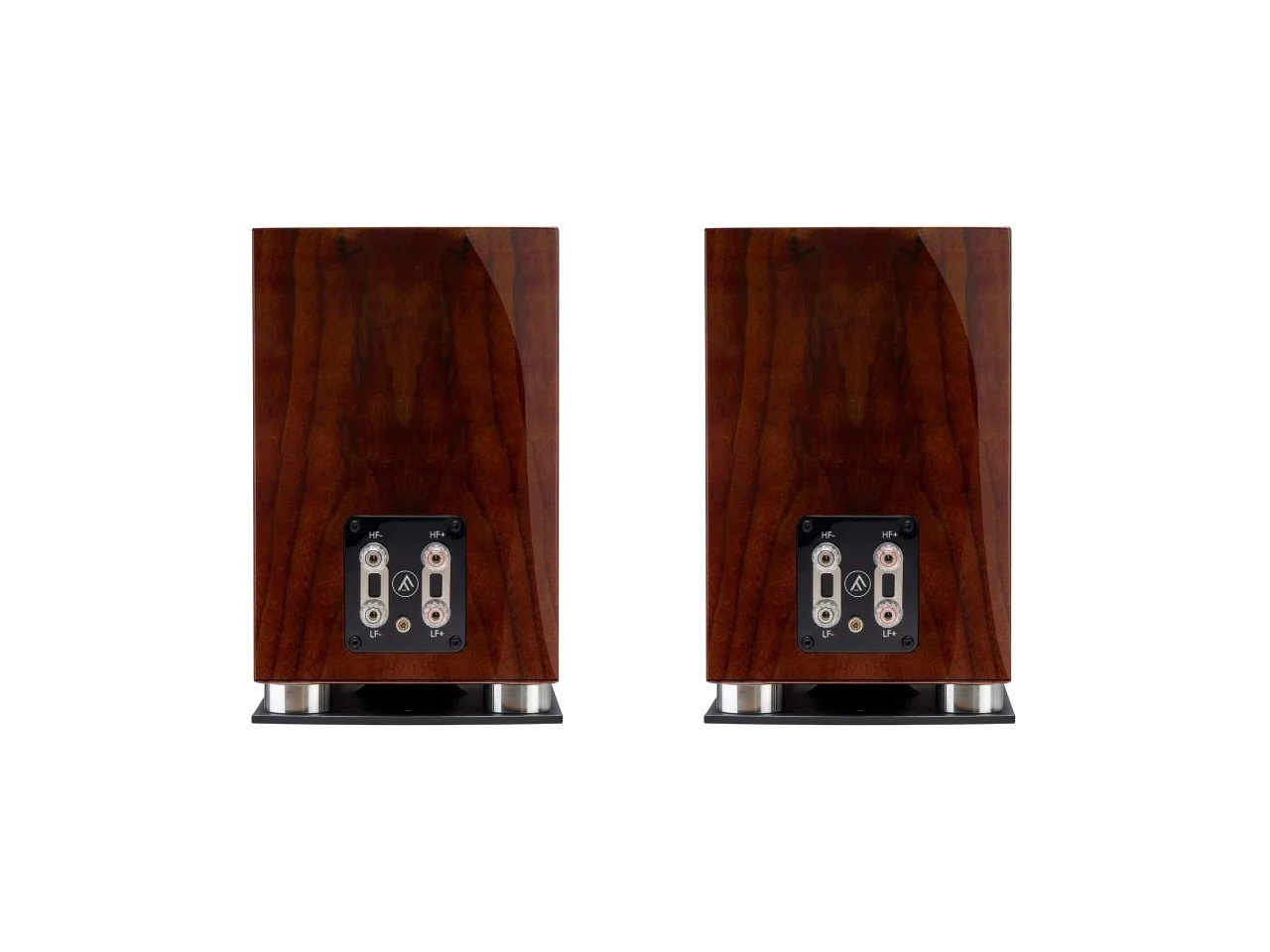 Lautsprecher, Stereo-Lautsprecher, Holzbox, MDF-Holz, Kunststofffuß