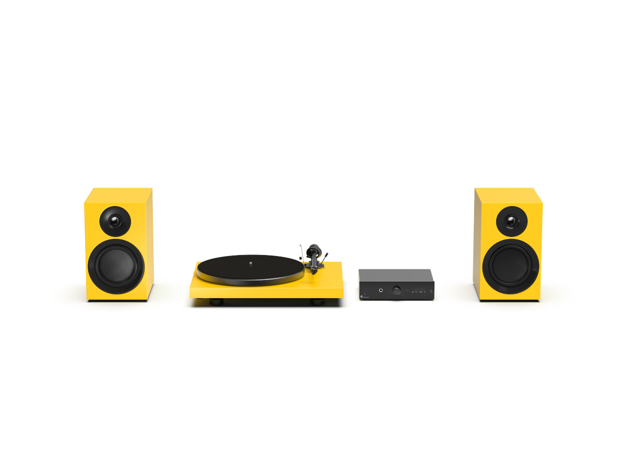 Pro-Ject Colourful Audio System E Satin Yellow