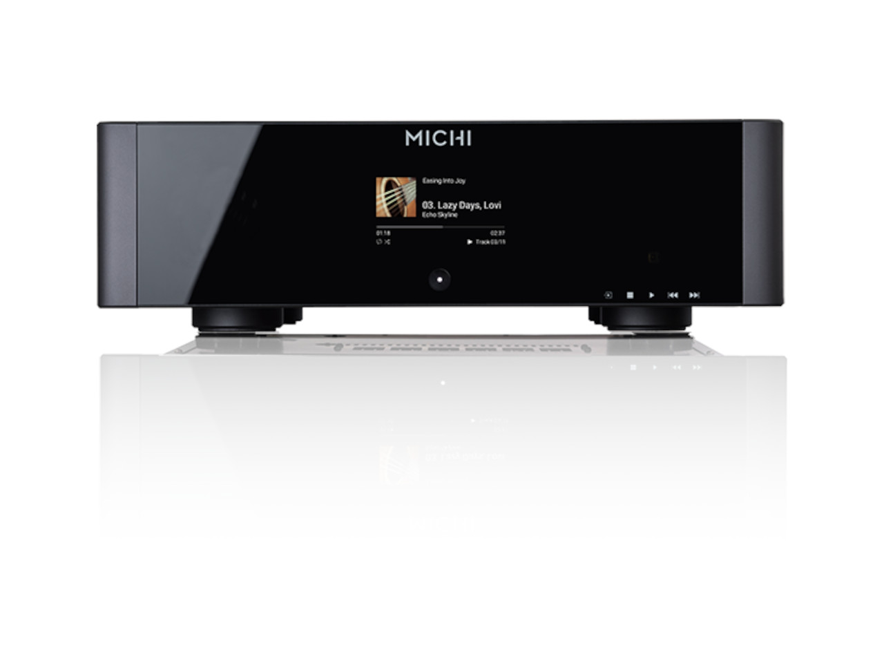 stereoempfänger, musikplayer, digitalgerät, schwarz vorne, kompaktes design