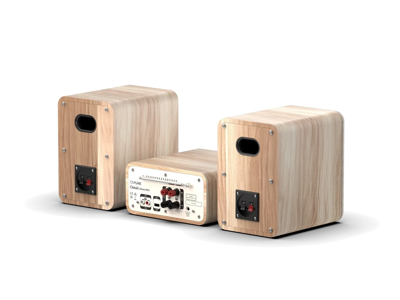 Lautsprecher, Stereo, Holzgehäuse, Kompakt, Aktivboxen