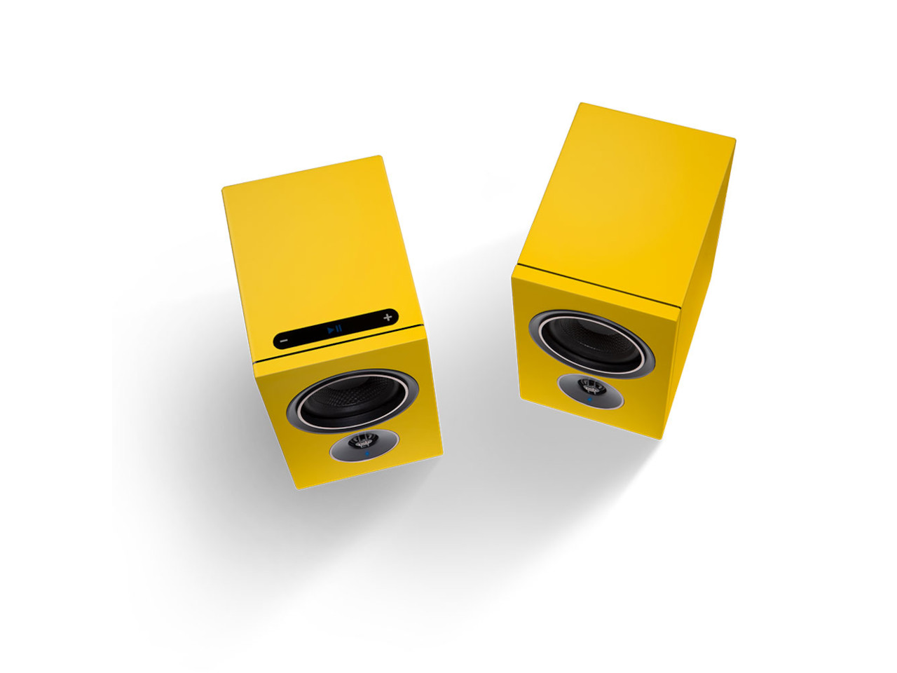 Lautsprecher, Stereo-Lautsprecher, Gelb, Boxen, Kompaktlautsprecher