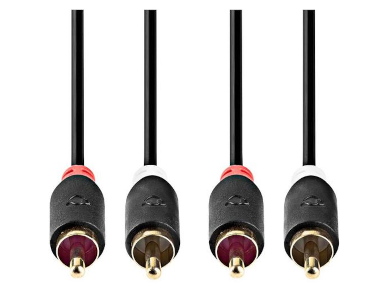 audio, Kabel, Audioanschluss, RCA, 4x Stecker
