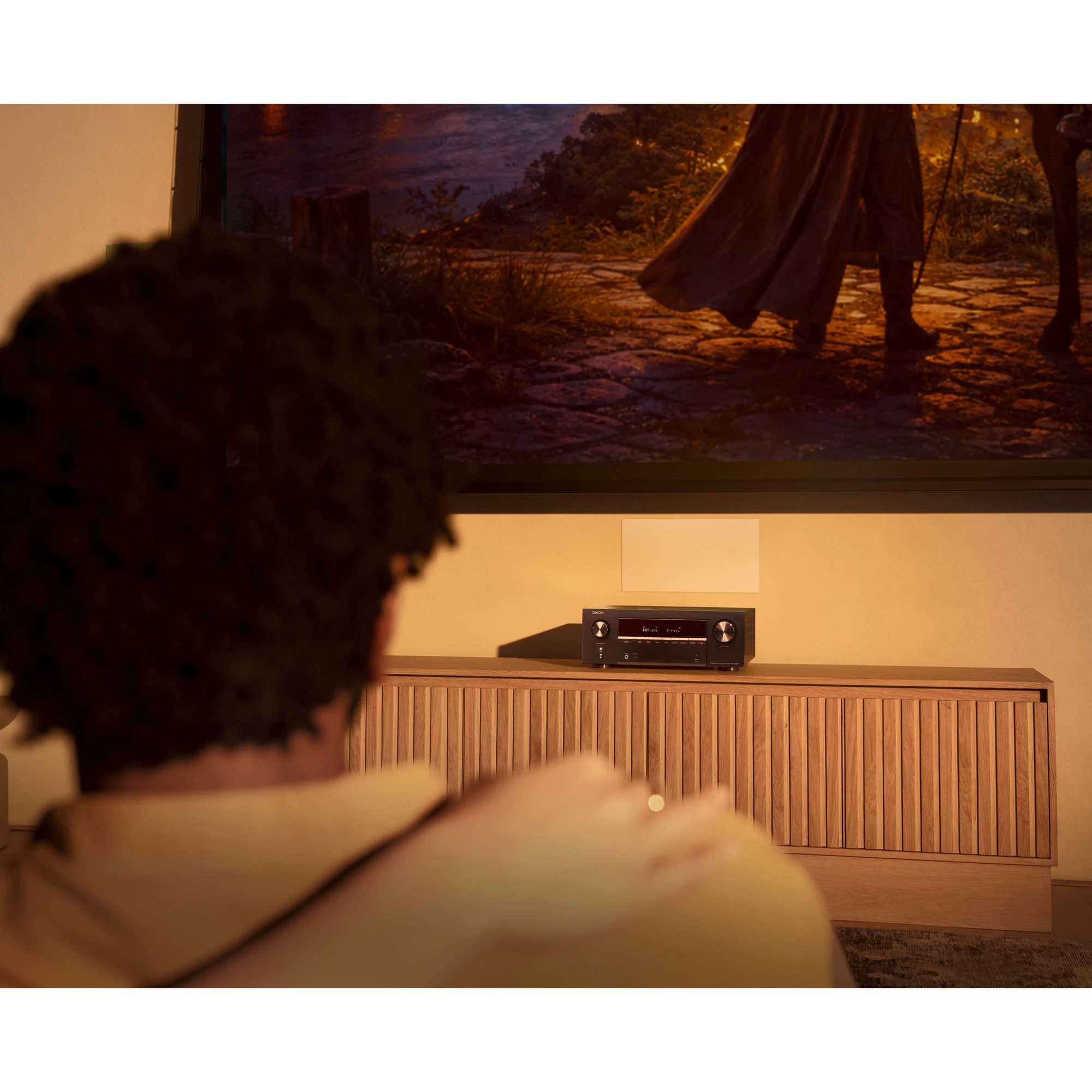 stereoempfänger, tv-ständer, holzschrank, heimaudio, schrankdeko