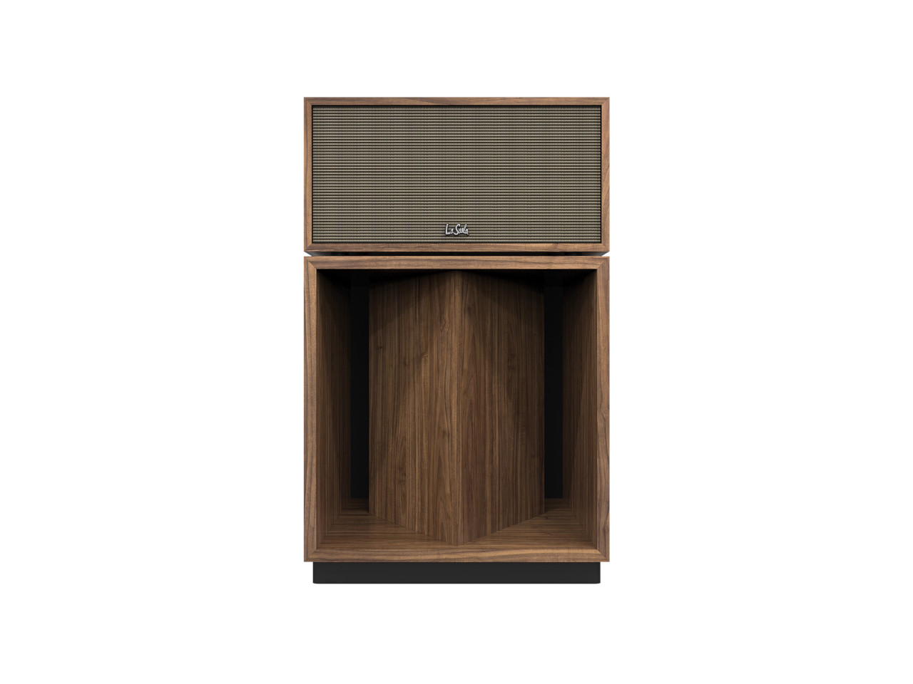 Lautsprecher, Holzgehäuse, Mid-Century, Gitter, Lautsprecherfach