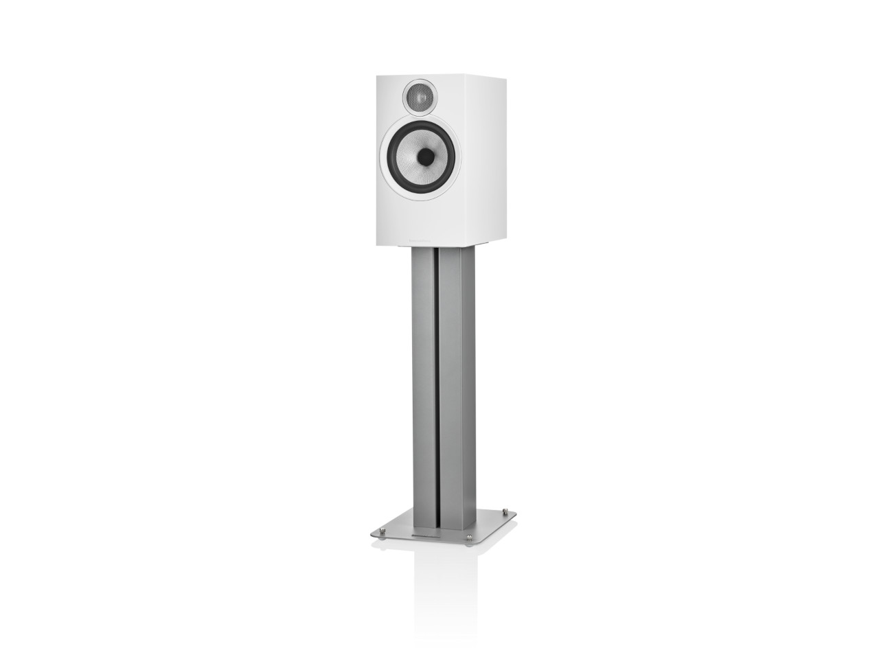 Lautsprecher, Standlautsprecher, weiß, Quadro-Ständer, Hochton-Topteil