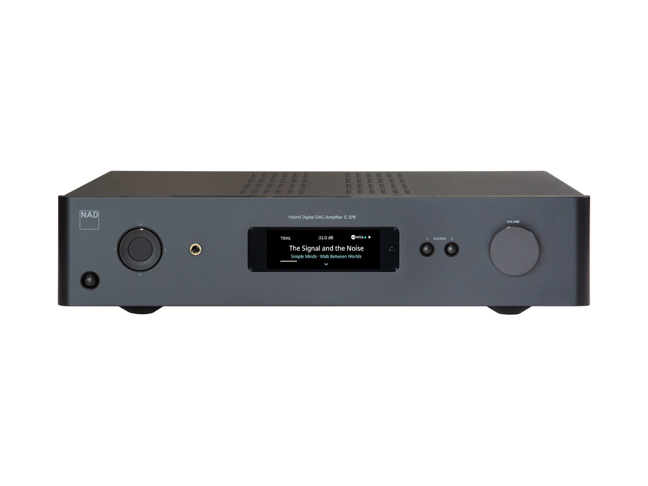 DAC-Verstärker, Digital, Frontpanel, Lautstärkeknopf, Anzeige