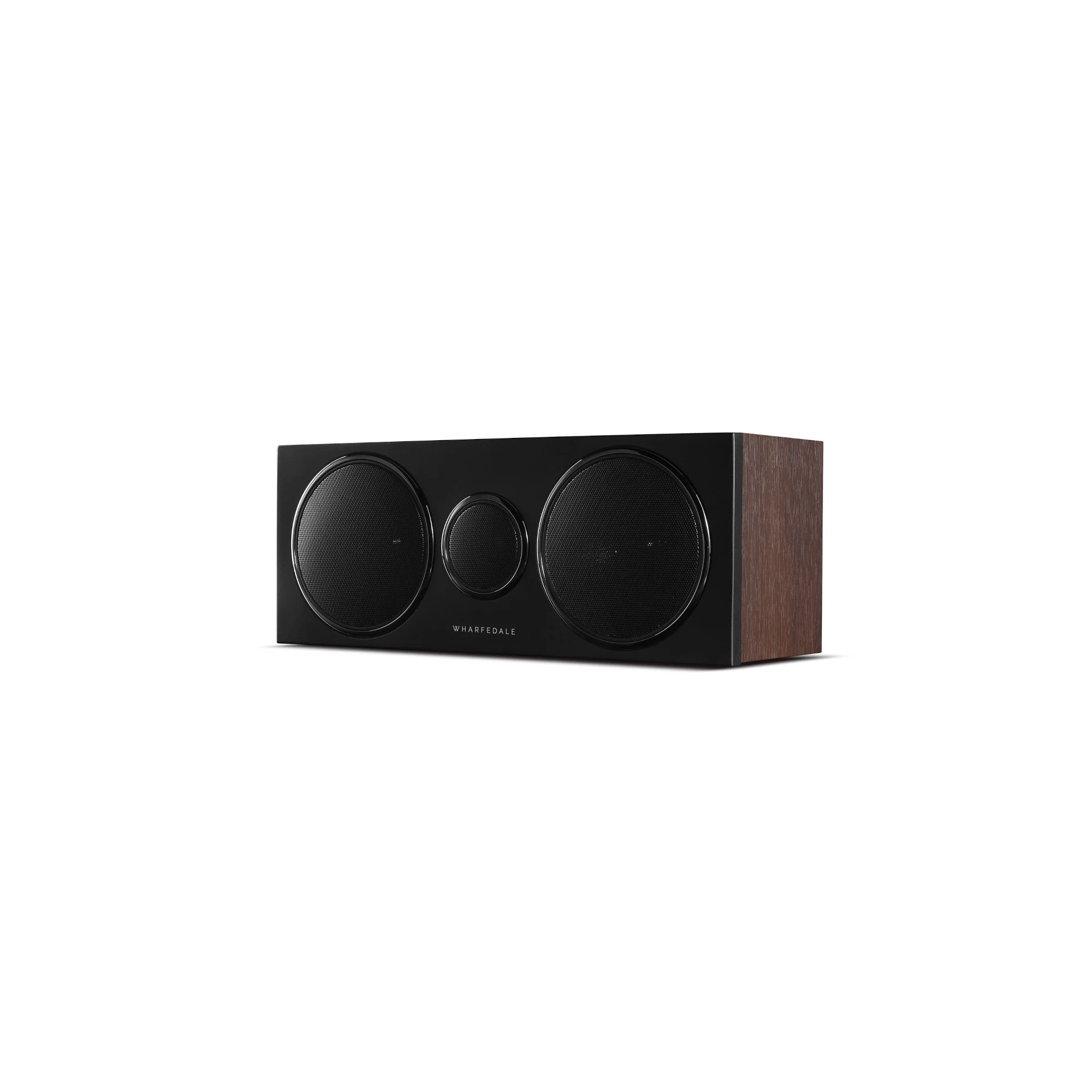 Lautsprecher, Soundbar, Holzseitenteile, Schwarz, Kassettendesign