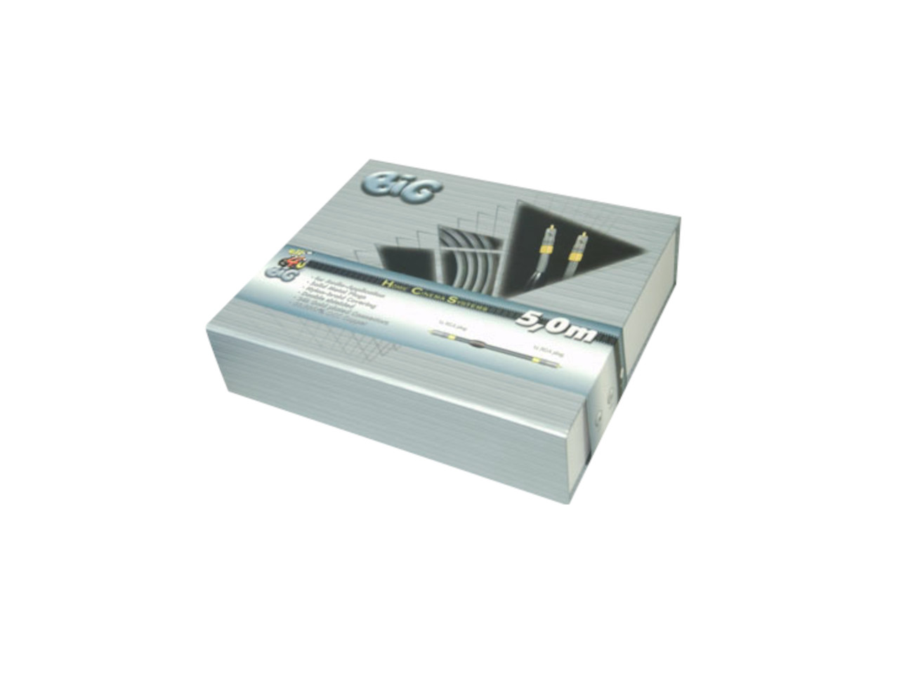 HDMI-Kabel, Koaxialkabel, 5,0 m, Silber, Verpackung