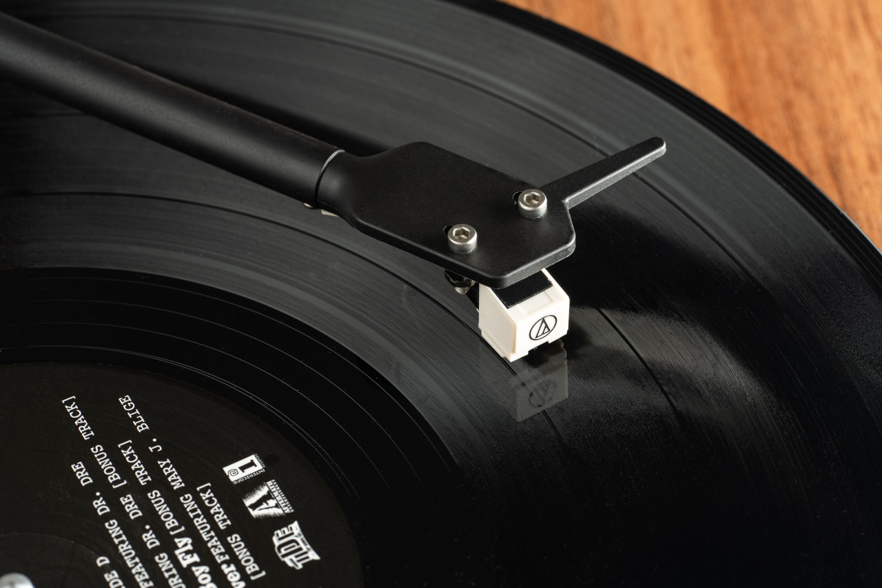Plattenspieler, Schallplatte, Tonarm, Recordplayer, Nadel