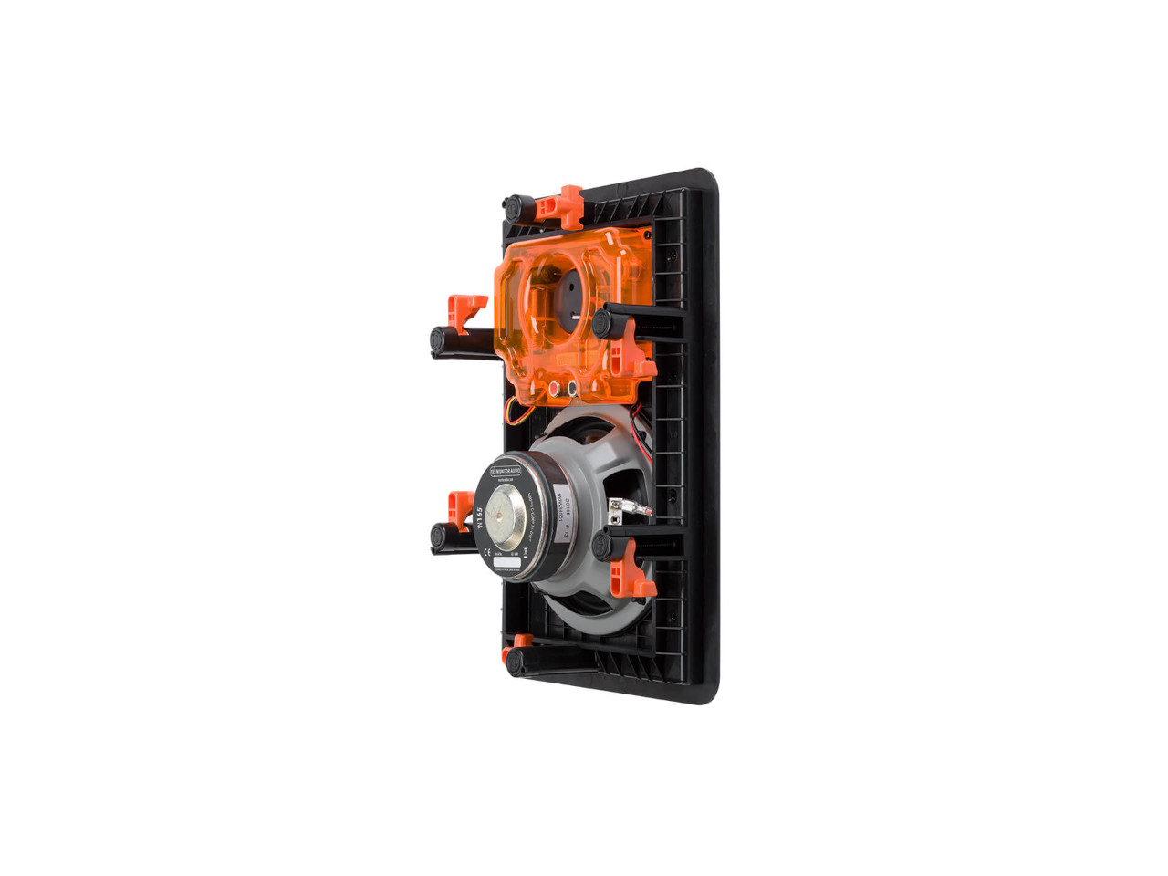 wasserkühlung, kühlung, ventilator, motor, orange/transparent