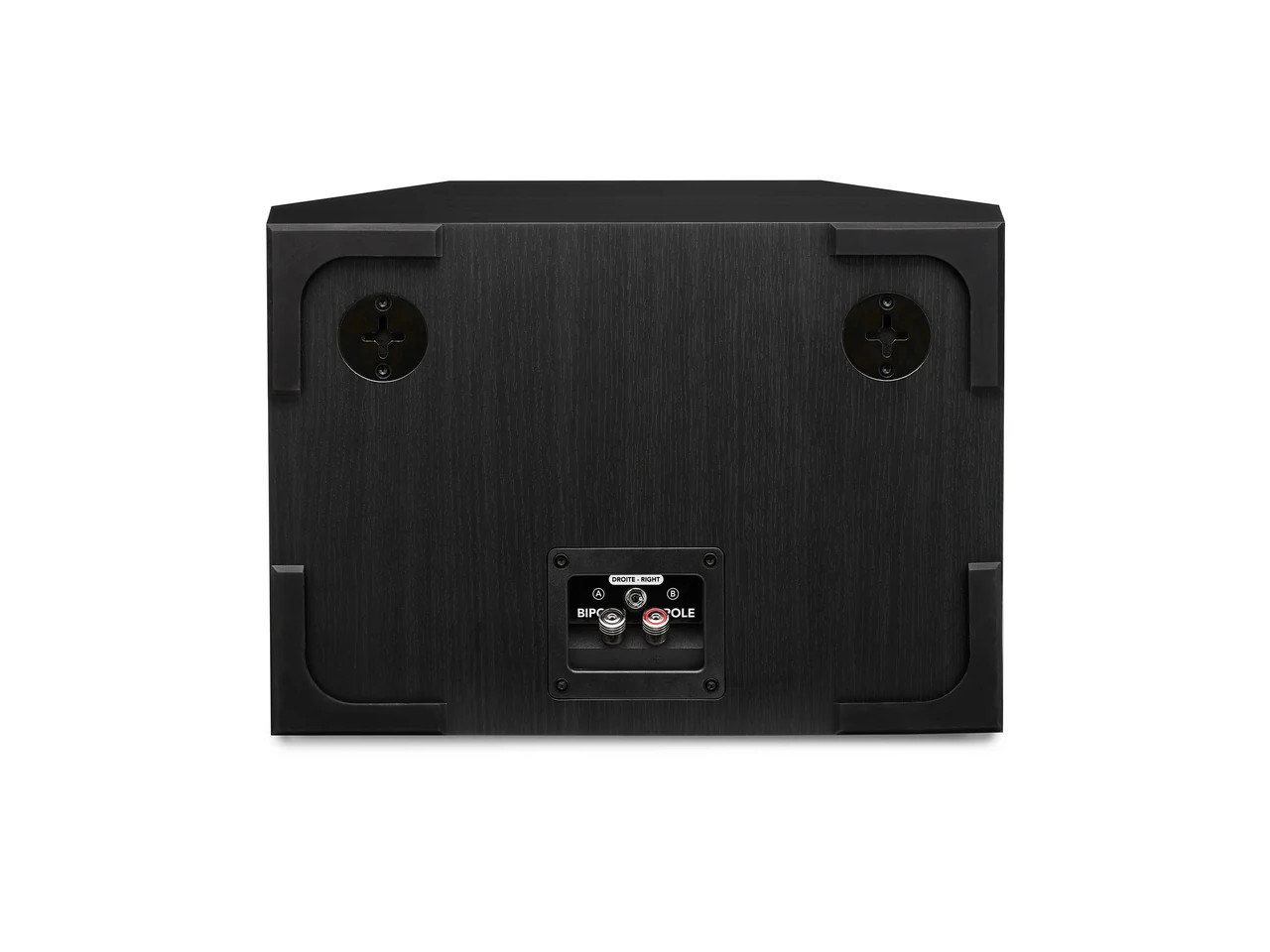 Subwoofer, Schwarz, Rückseite, Lautsprecher Rückseite, Verbindungsanschlüsse