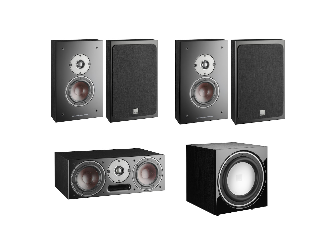 Boxenlautsprecher, Hi-Fi-System, Aufbau-Boxen, Woofer, Frontbass
