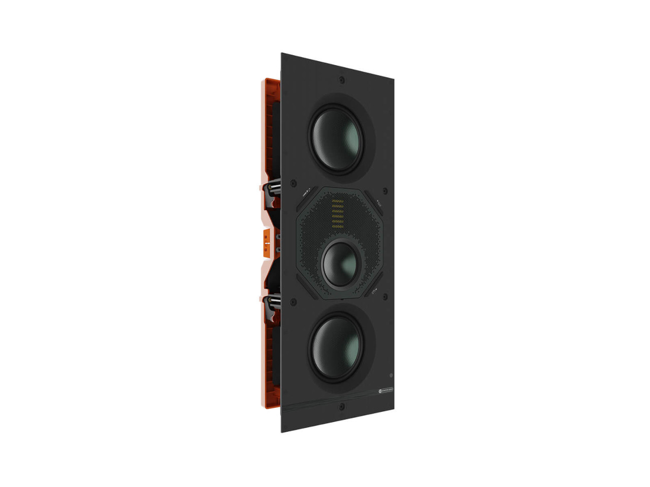 lautsprecher, 3-Wege, wandmontage, schwarz, loudspeaker driver