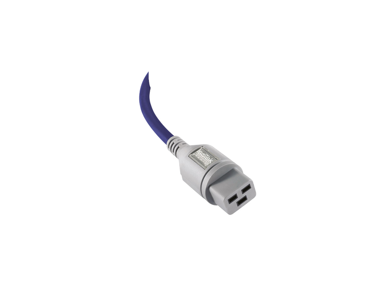 Kabel, Steckverbinder, 3-polig, Grau, Blau
