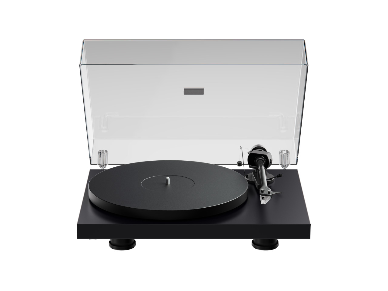 Turntable, Plattenspieler, Platte, Tonarm, klarer Deckel