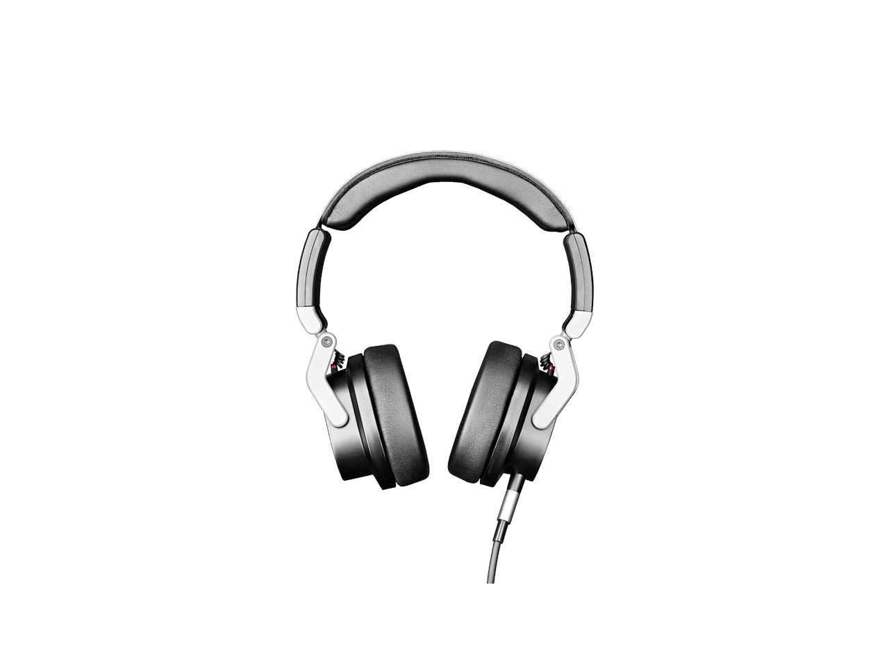 kopfhörer, over-ear, kabelgebunden, schwarz, metall