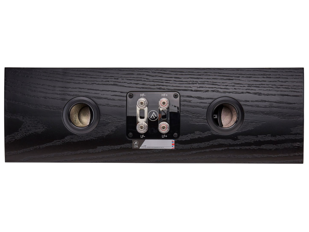 Lautsprecher, Klang, Woofer, schwarz Holz, Anschlussklemmen