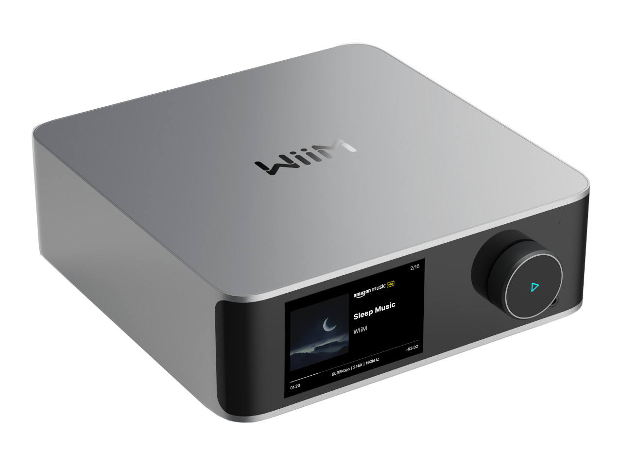 stereo amplifier,  digitalsurround?,  touchscreen display, metallgehäuse, regelknopf