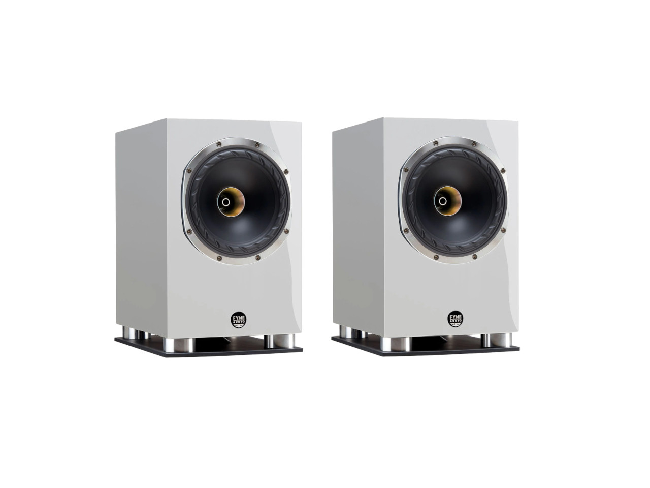 Fyne Audio F500SP Piano Gloss White Elektronik, Sprecher
