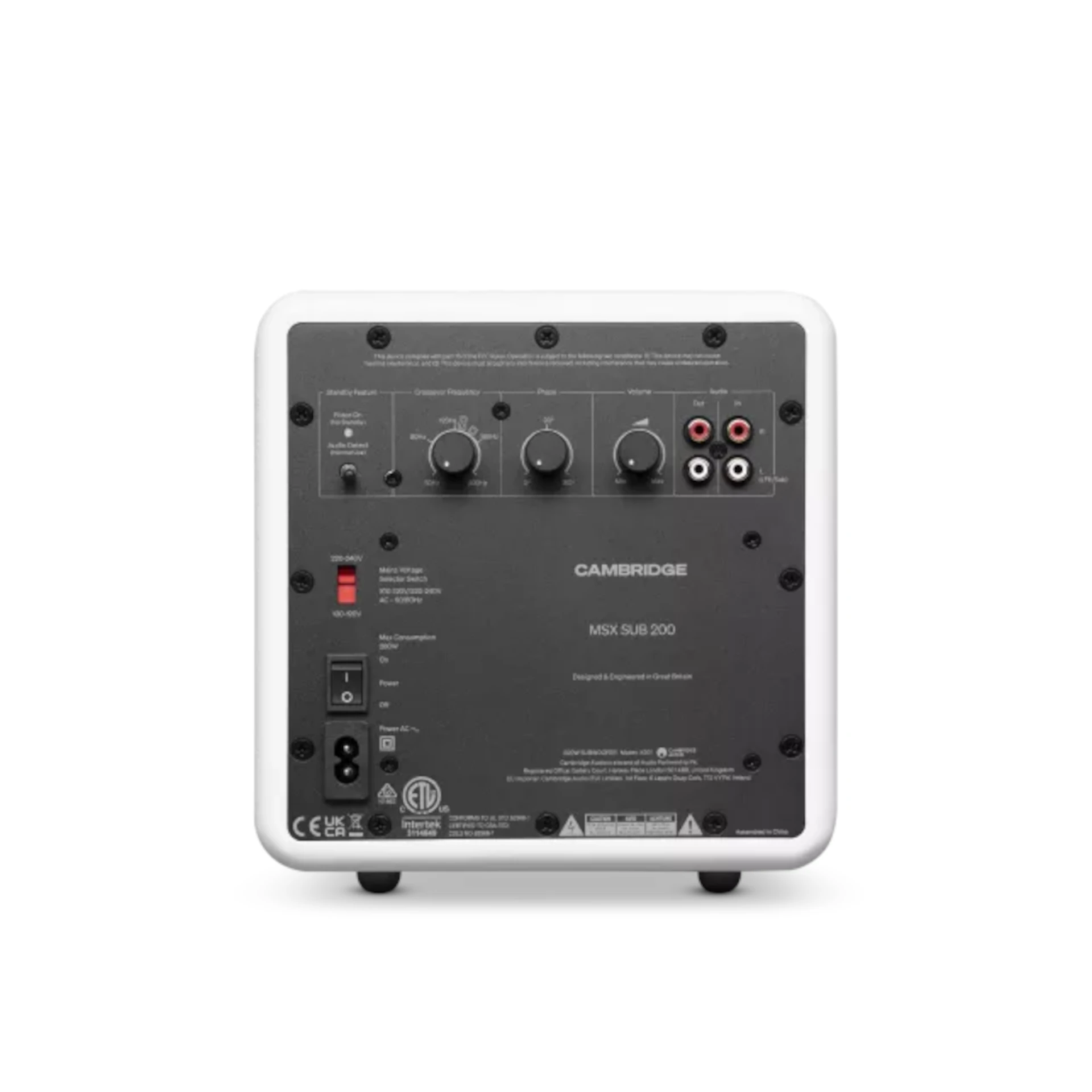 audio, verstaerker, stereo, cambridge, rueckseite