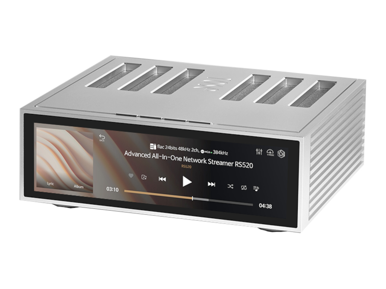 car stereo, in-dash receiver, touchscreen, silber, kompakt
