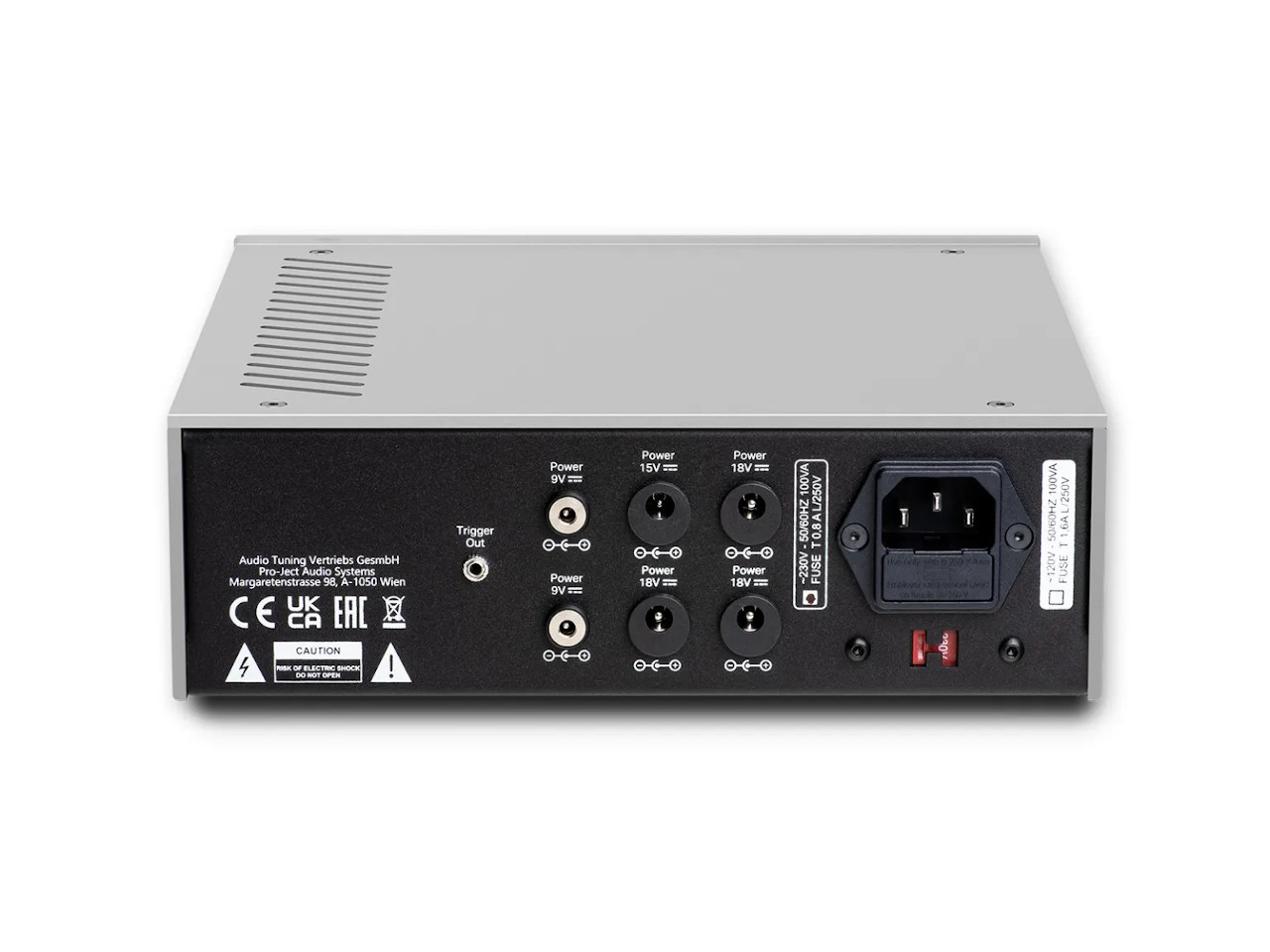 audiophile power supply, rack mount power supply, IEC C14 inlet, multi-output power supply, metal enclosure