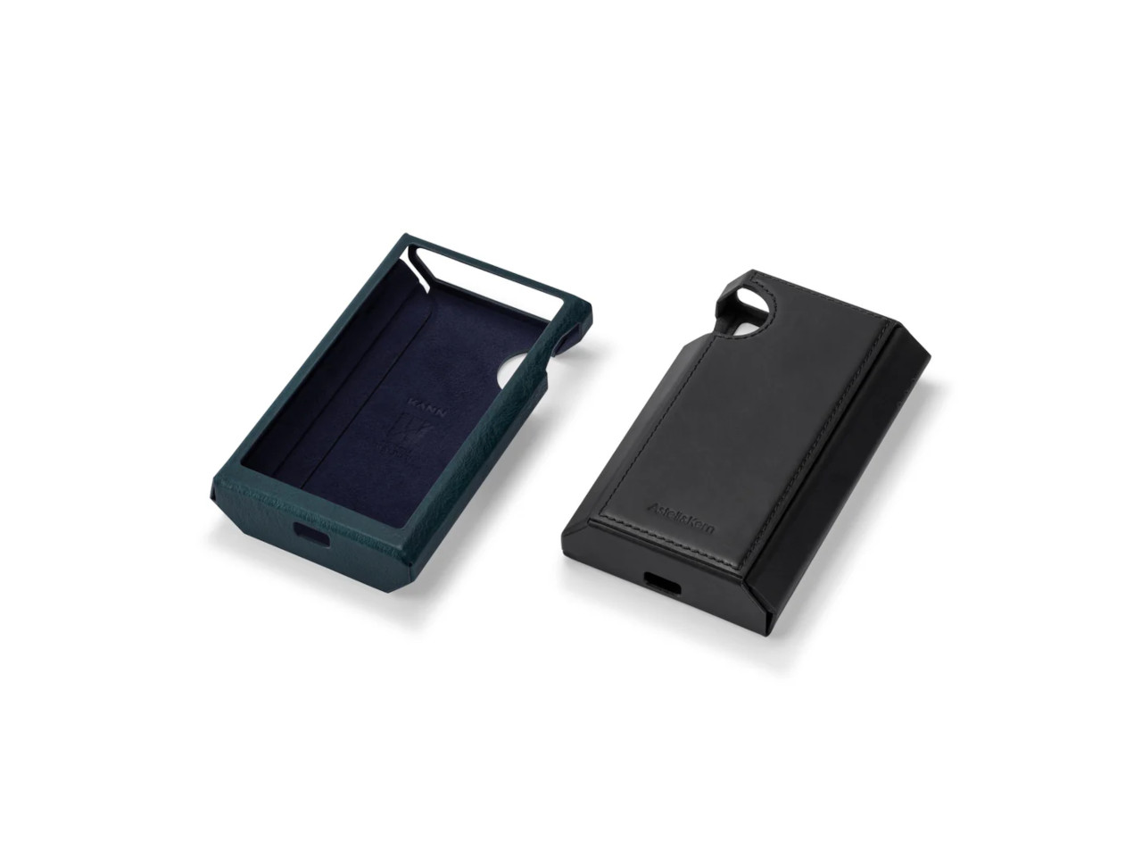 wallet, cardholder, Leder, schwarz, Zwei-teiliges Set