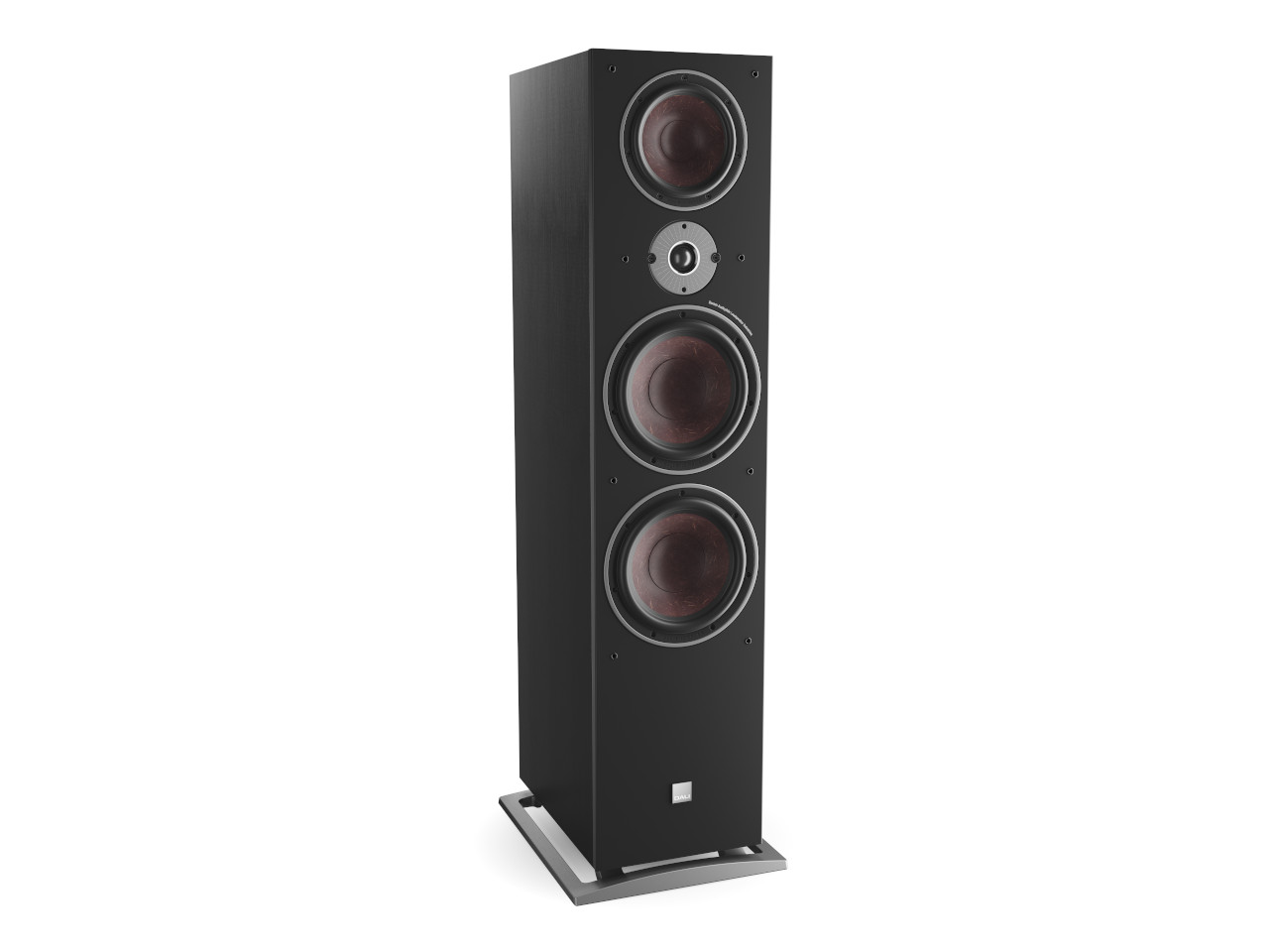 Giant-Speaker, Boake?, Standlautsprecher, Standbox, Lautsprecher, Drei-Wege, Schwarz, Holzfinish, Holzkonus, Hochwertig