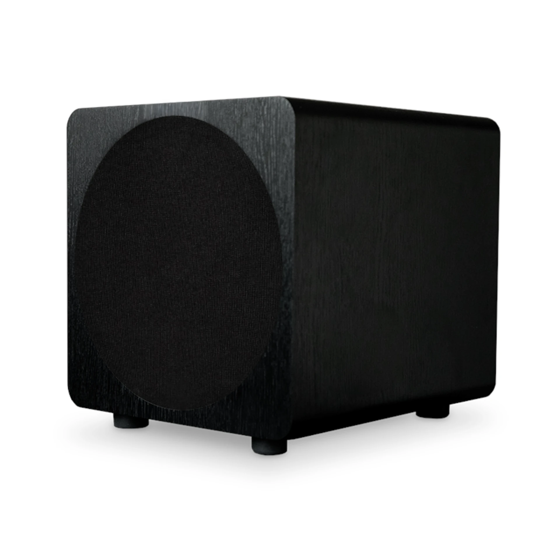 Subwoofer, Schwarz, Holzgehäuse, Lautsprecher, Vorne Front