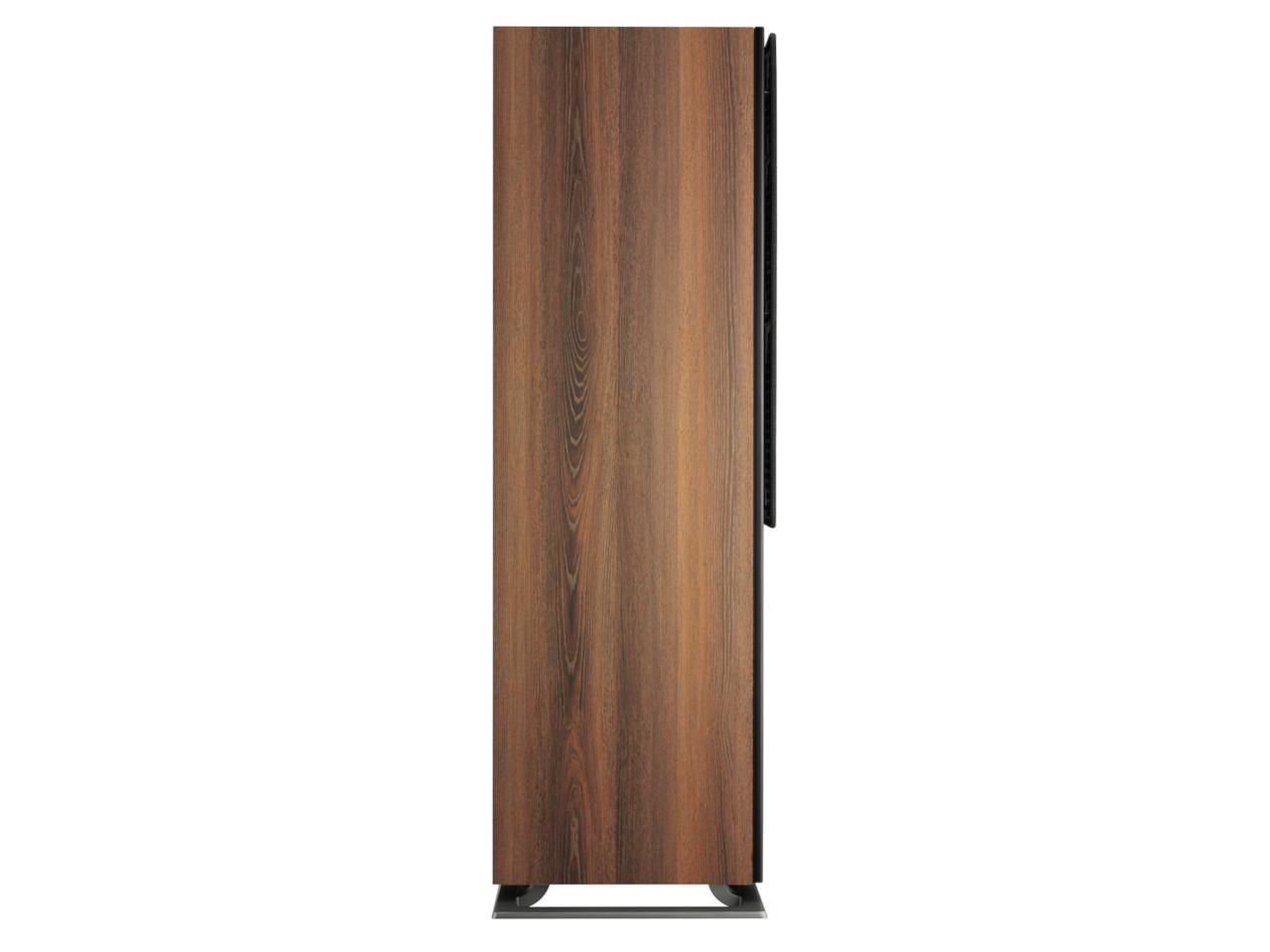 Seitenansicht, Holz Furnier, Schrank, braun, Geräteseite