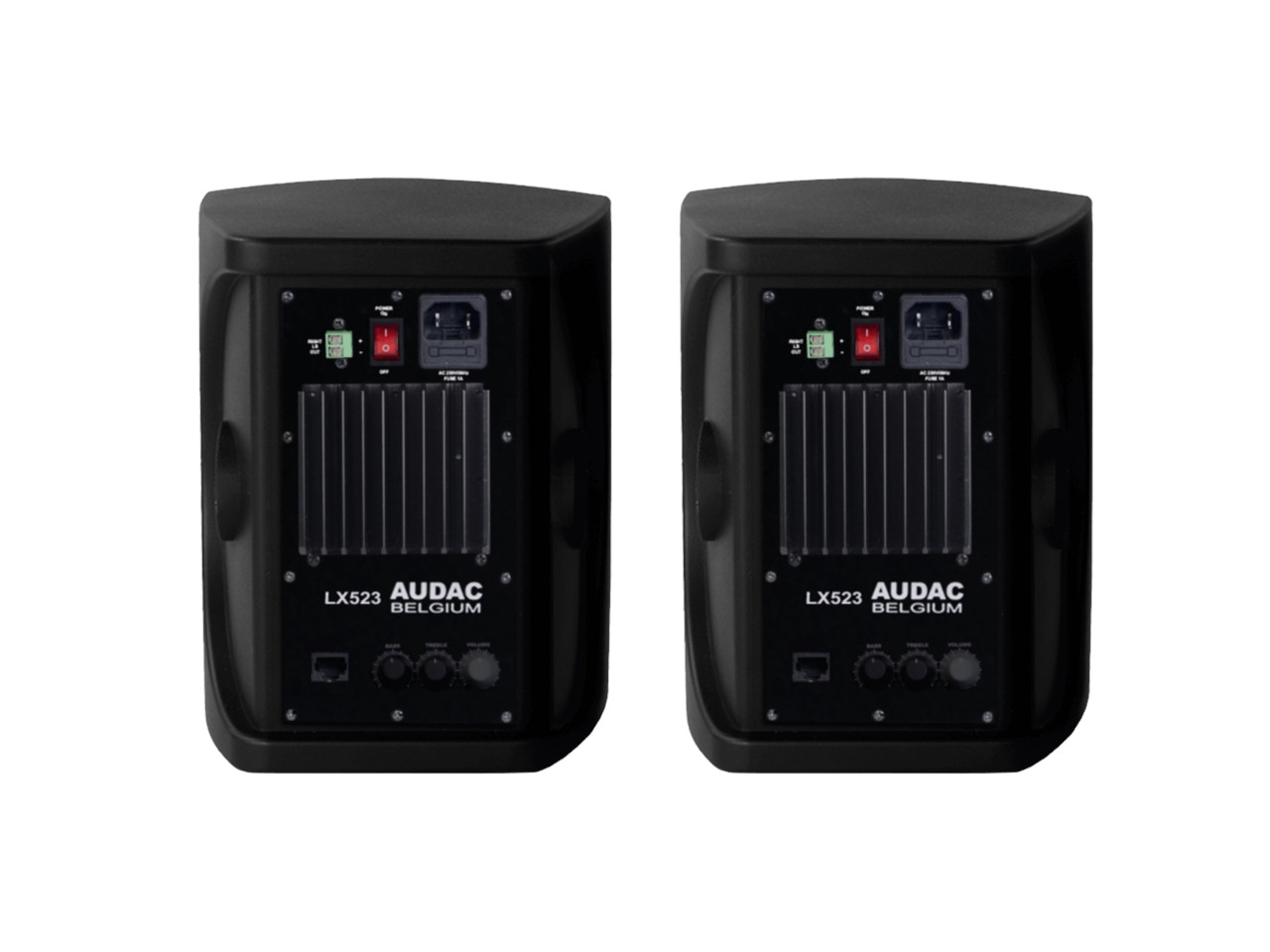 PA-System, Lautsprecher, Verstärker, Stereo-Paar, Audac LX523