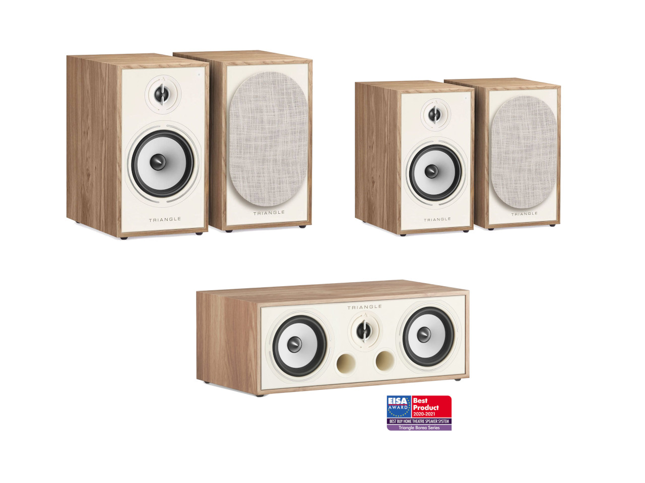 Triangle Borea Heimkinoset S 5.0 Light Oak Elektronik, Sprecher