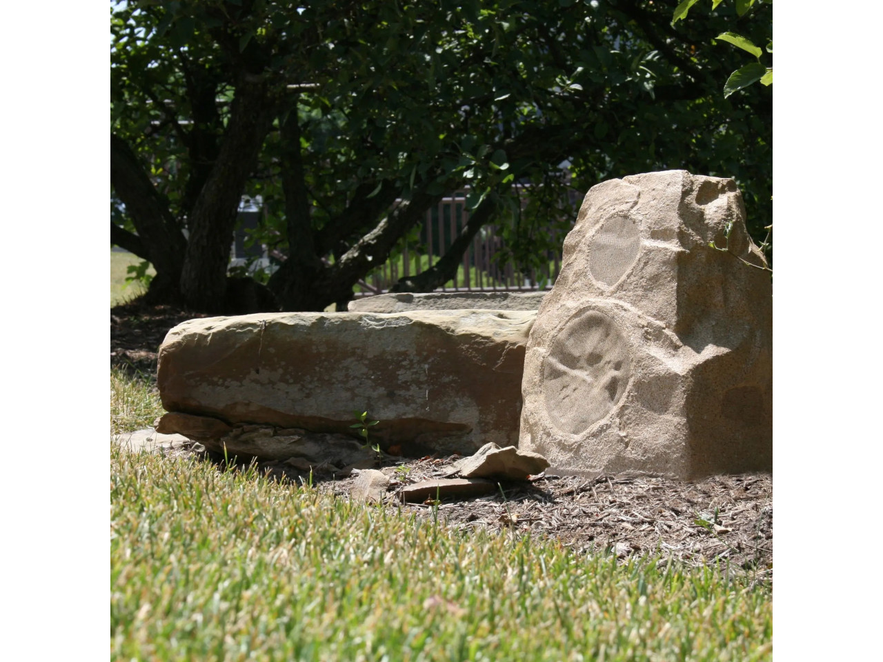 stein, gestein, gartendekoration, granit, fels
