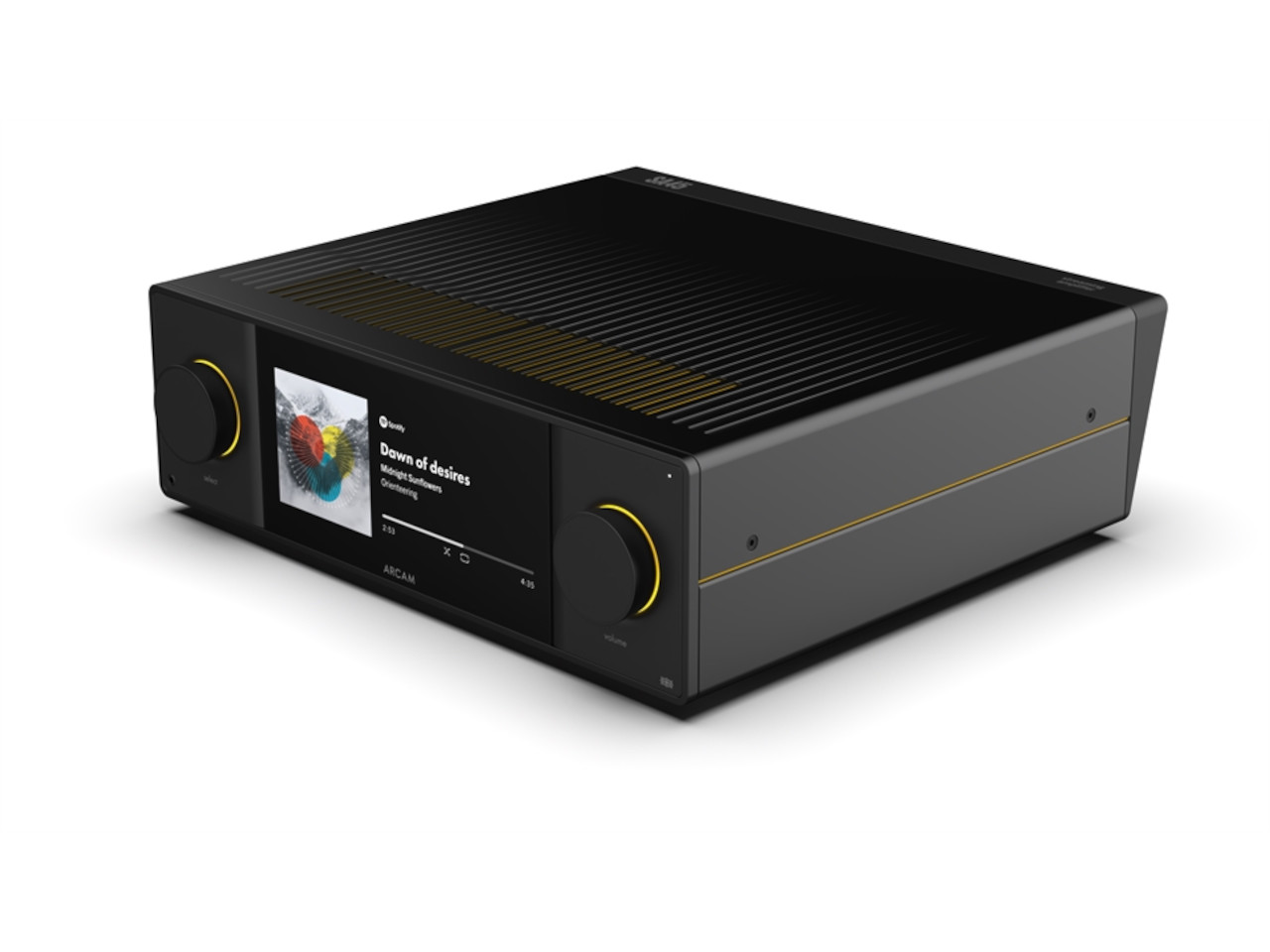R-amp DAC, Hochwertiger Audio, Schwarz, Kompakt-Verstärker, Touchscreen-Display