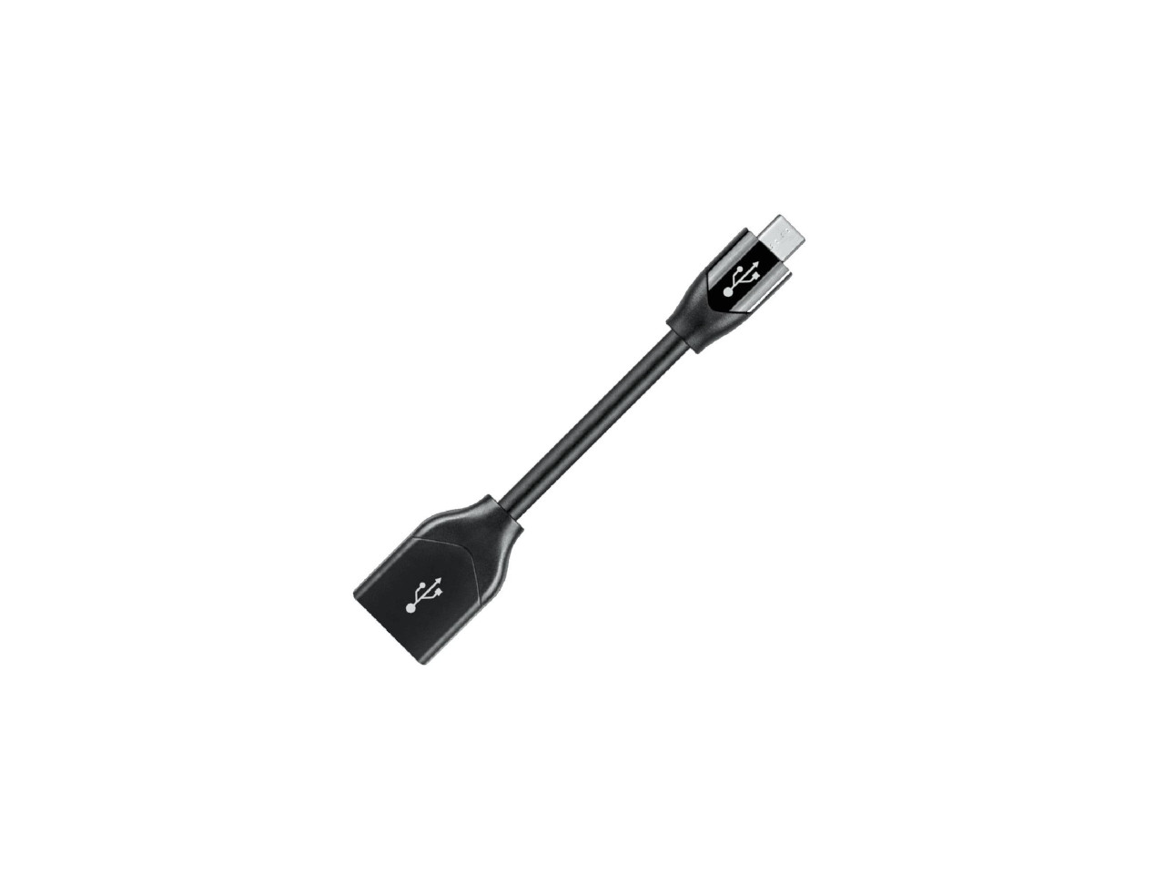 USB-C-Adapter, Kabel-Adapter, USB-Stecker, Schwarz, Kompakt