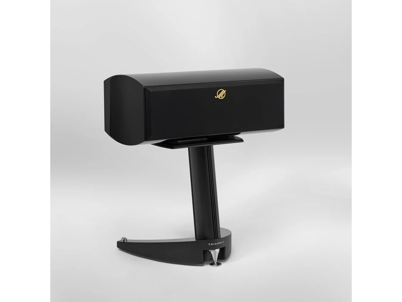 hifi-stereo, lautsprecher, schwarz, montage, ständer
