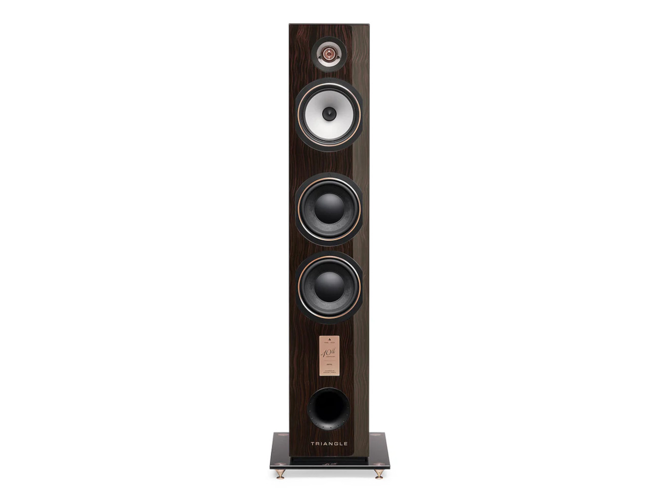 gaintower, bodenstaender, holzoptik, mehrfachtreiber, woofer