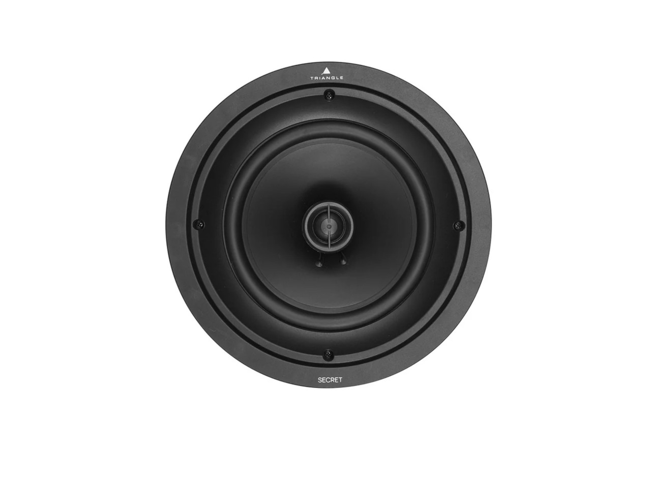 Lautsprecher, runder Lautsprecher, Autoaudio, Midrange-Treiber, schwarz