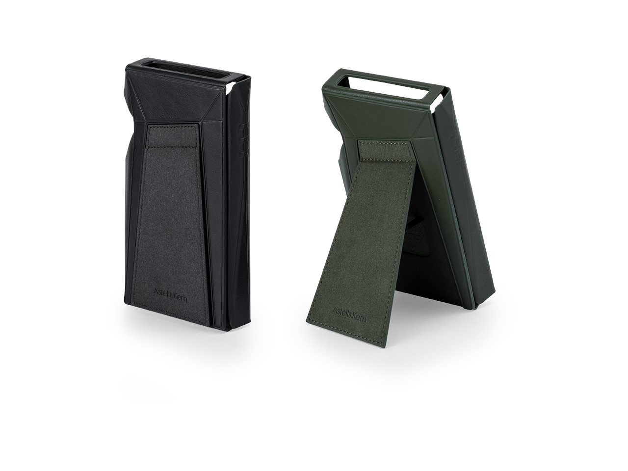Lederhülle, Brieftaschenformat, Kartenhülle, Schwarz, Grün